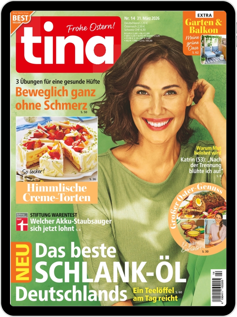 tina ePaper Halbjahresabo + 1 Monat gratis