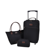 Prämie Reise Set, 3tlg. schwarz-braun zum Abo