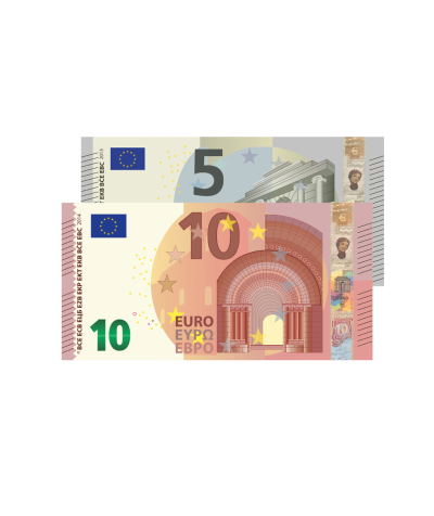 Verrechnungsscheck 15 EURO
