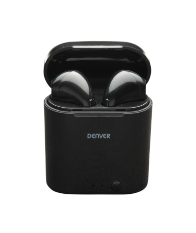 Denver Bluetooth Wireless Earbuds, black