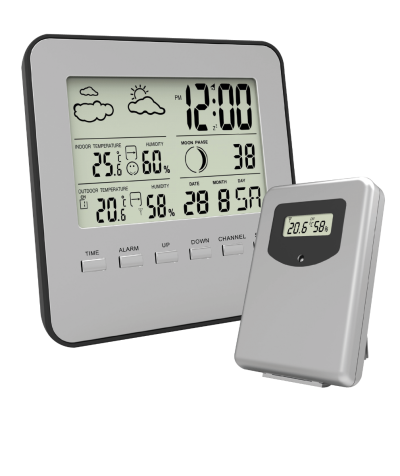 Wetterstation mit Außensensor