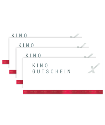 Prämie CinemaxX Kinogutscheine (4 Stück) zum Abo