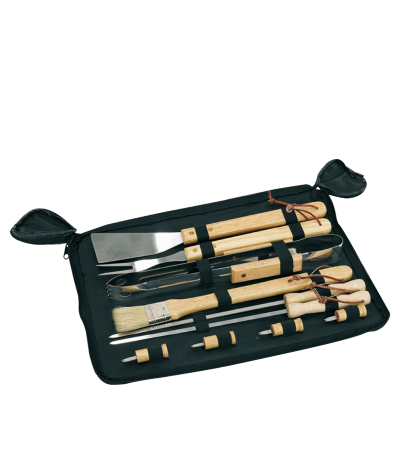 Prämie Grillbesteck aus Holz und Edelstahl zum Abo