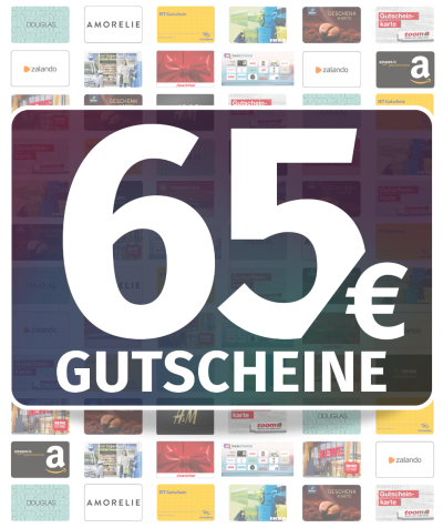 Prämie 65€ Gutschein zum Abo