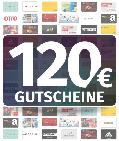 Prämie 120€ Gutschein zum Abo