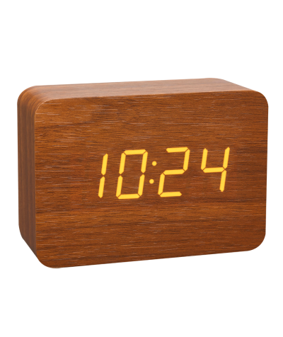 Prämie Funk-Wecker in Holzoptik zum Abo