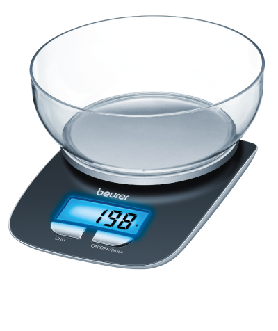 Präme Beurer Küchenwaage mit Wiegeschüssel zum Abo