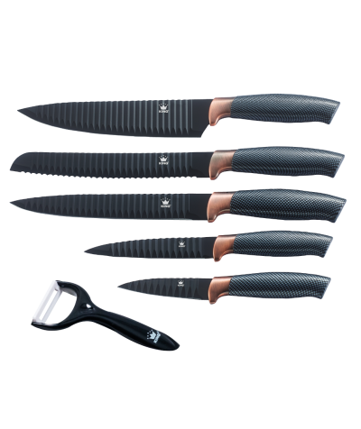 Prämie KING Carbon Optik Messerset 5-tlg. + Schäler zum Abo