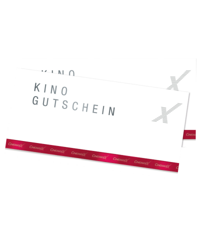 Prämie CinemaxX Kinogutscheine (2 Stück) zum Abo