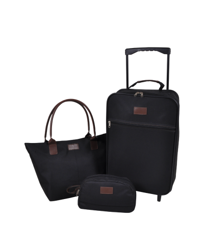 Prämie Reise Set, 3tlg. schwarz-braun zum Abo