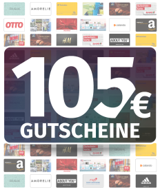 Prämie 105€ Gutschein zum Abo