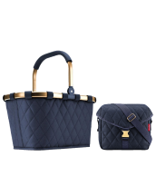 Prämie reisenthel Set 2 Teile, rhombus midnight gold zum Abo