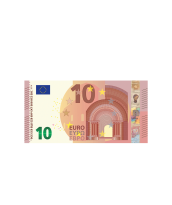 Verrechnungsscheck 10,00 Euro