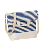 Strandtasche Juist, blau-weiß