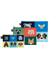 LOQI Zip Pockets Cats & Dogs