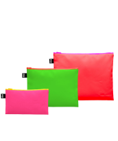 LOQI Zip Pockets neon