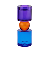 Prämie SARI Kerzenhalter blau/orange/lila zum Abo
