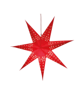 Weihnachts-Lichtstern, rot
