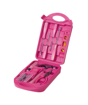 Prämie Werkzeugkoffer pink, 28-tlg. zum Abo