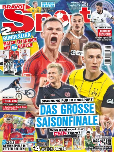 Cover der Zeitschrift Bravo Sport 