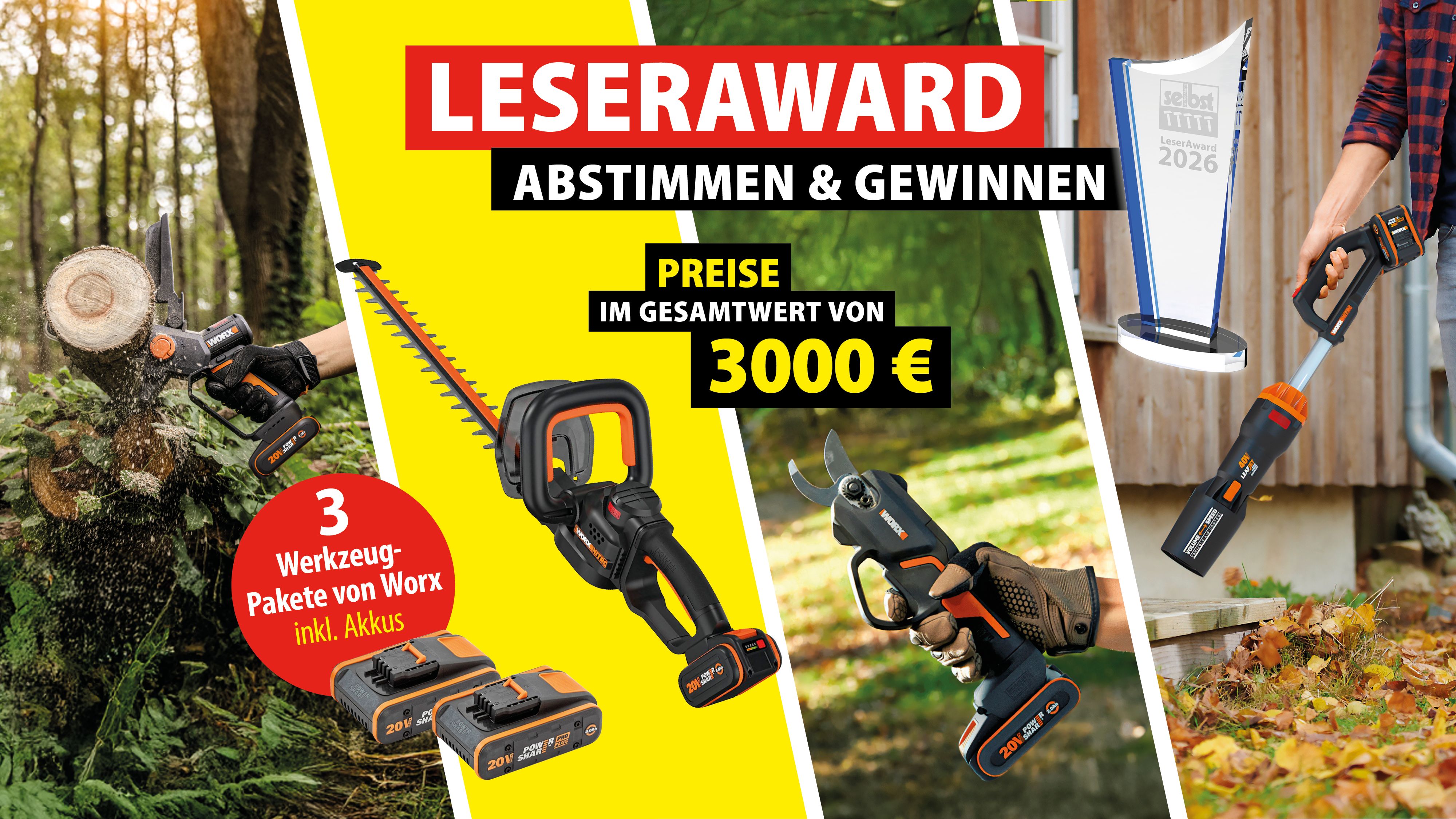 Selbst ist der Mann Leseraward